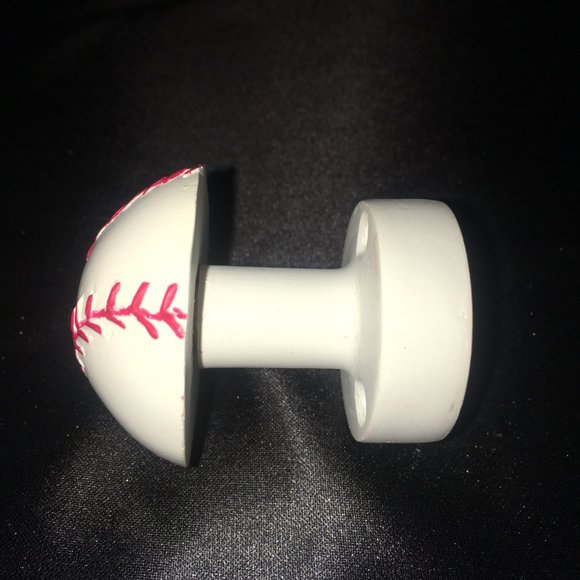 Baseball Decorative Hooks Hillman Hung By Design Picture Hangers X3 Item #884002 - Picture 4 of 4